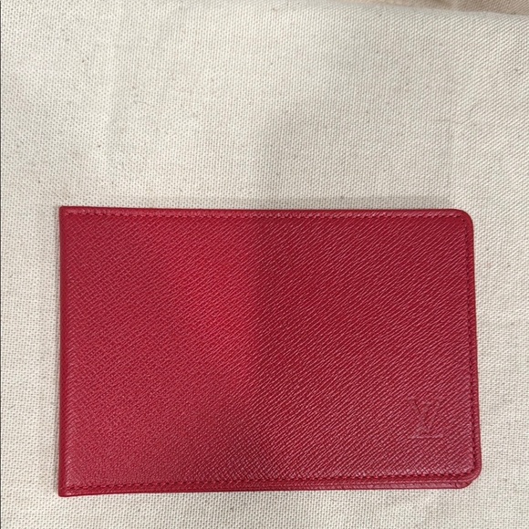 Louis Vuitton Other - LV Red Leather CardHolder